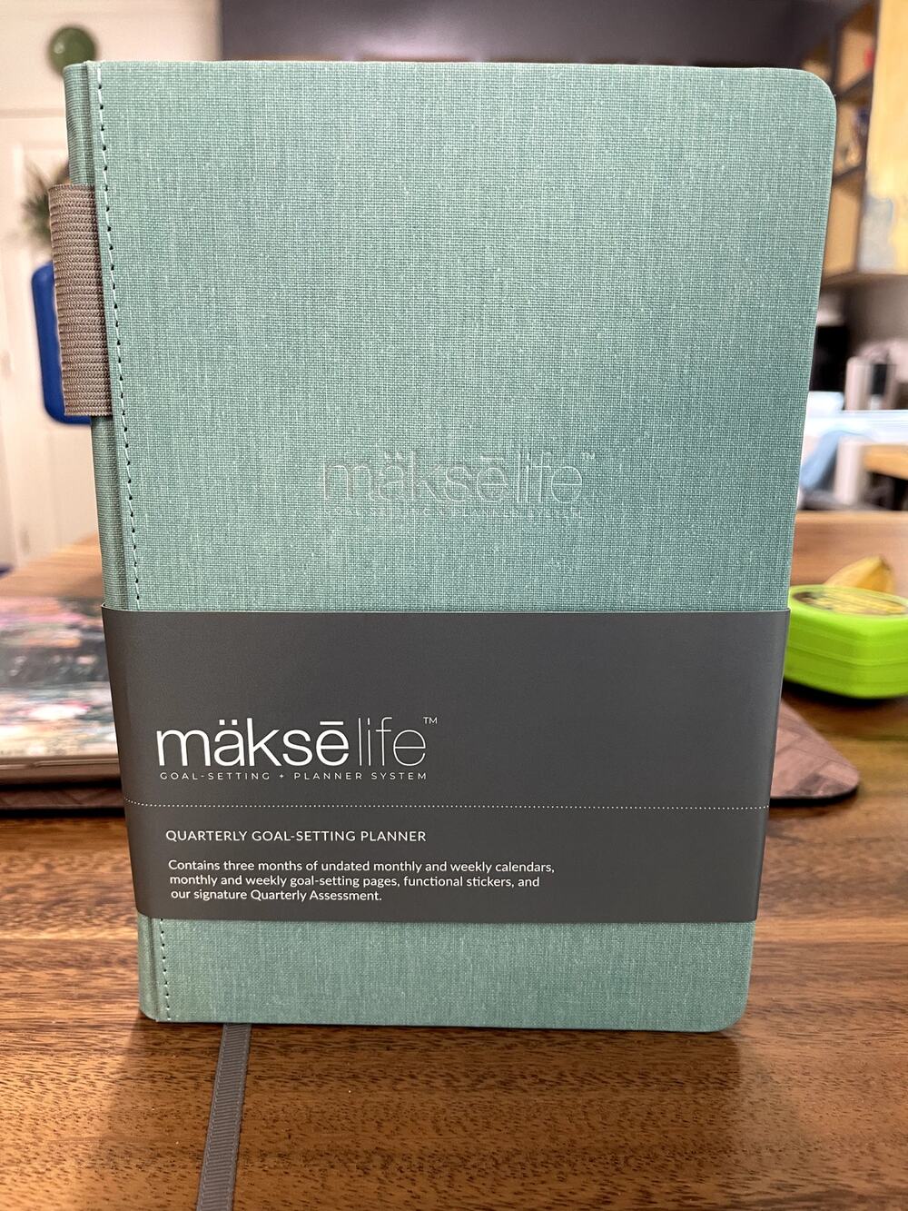 MäksēLife Quarterly Planner Goal Setting Personal Habit Tracker Reflections NEW